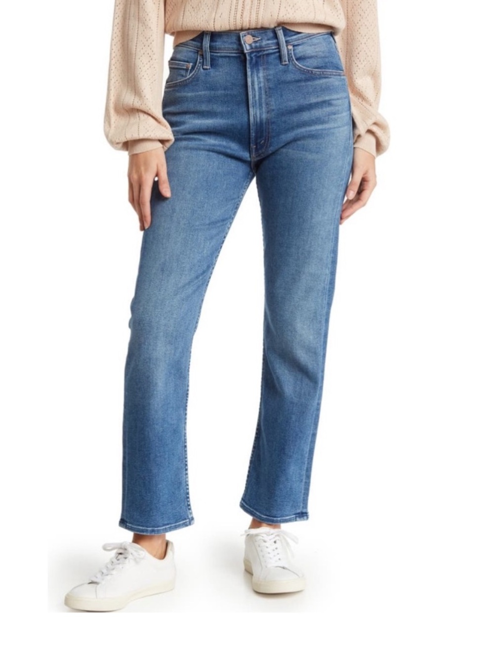 Mother High Waisted Rider Ankle Jeans in LOL Wash size 28